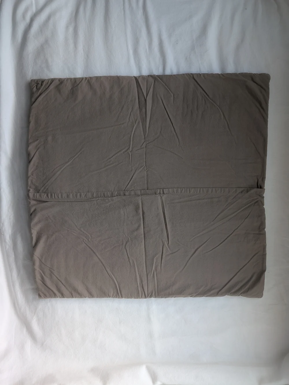 Crate& Barrel Jaipur Quilted Beige Brown Rust Square Euro Sham Pillow Covers - 2